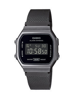 Casio Unisex Vintage Digital Watch - Gunmetal - A168WEMB-1BVT Product Image