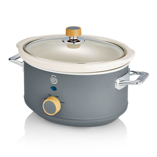 Swan Nordic 3.5L Slow Cooker - Grey - SF17021GRYN Product Image