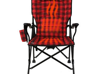 Kuma Switchback Heated Chair - Red/Black - 887-KM-SBHC-RB Product Image