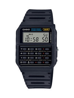 Casio Data Bank Watch With Resin Strap -  Black - CA-53W-1Z Product Image
