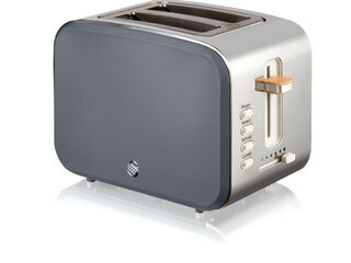 Swan Nordic 2 Slice Toaster - Grey - ST14610GRYN Product Image