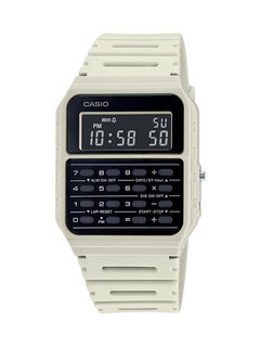 Casio Data Bank Quartz Watch With Resin Strap - Beige - CA-53WF-8BCF Product Image