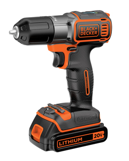 B&D 20V MAX* Lithium Drill/Driver with AutoSense™ Technology - BDCDE120C Product Image