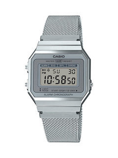 Casio Unisex Vintage Digital Watch - Classic Silver - A700WM-7AVT Product Image