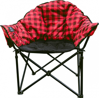 Kuma Heated Lazy Bear Chair - Red Plaid- 846-KM-LBHCH-RB Product Image
