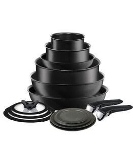 T-Fal Ingenio Non-Stick Cooking Set 14PC - Onyx Black - L242SE74  Product Image