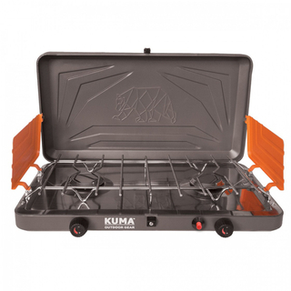 Kuma Deluxe 2-Burner Propane Stove - Graphite/Orange - 499-KM-DBPS-GROR Product Image