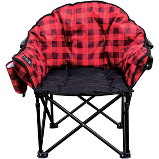 Kuma Lazy Bear Junior Chair - Red/Black - 859-KM-LBJCH-RB Product Image