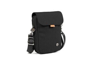 PKG Burrard Recycled Cross Body- Black / Tan - PKG-BURR-RD-BK01TN  Product Image