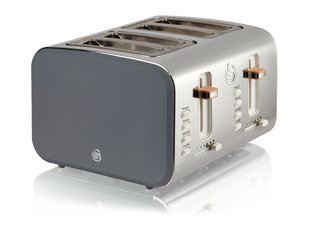 Swan Nordic 4 Slice Toaster - Grey - ST14620GRYN Product Image