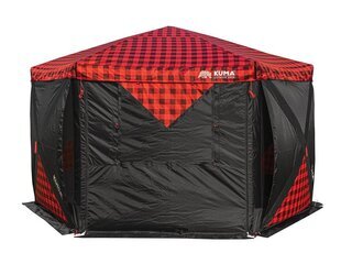 Kuma Super Bear Den Deluxe Gazebo - Red/Black - 507-KM-SBDDG-RB  Product Image