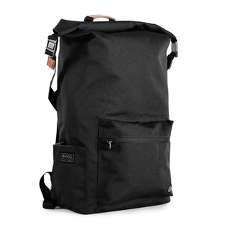 PKG Dawson 28L Recycled Backpack- Black / Tan - PKG-DAWS-RD-BK01TN Product Image