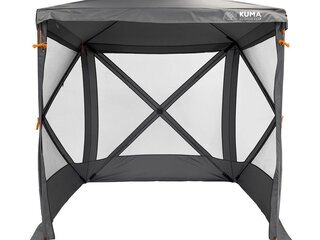 Kuma Bear Cub Gazebo - 4 Wall - Grey/Orange - 509-KM-BCG-GR  Product Image