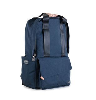 PKG Rosseau Recycled 19L Backpack - Navy / Tan - PKG-ROSS-RD-NV01TN Product Image