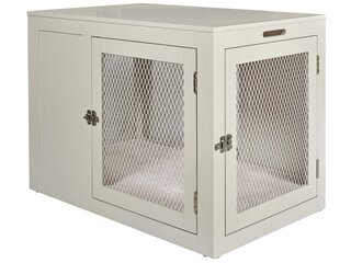 Bowsers Fresco Dog Crate - Large - Wood - 22357 Product Image